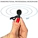 Professional Lavalier Lapel Microphone - Long Cord Lapel Mic - Iphone Microphone for Podcast YouTube Recording Interview Voice Dictation Speech - with Easy Clip-On System