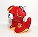 Lucore 4 Inch Happy Puppy Dog Plush Stuffed Animal Toy Decoration - 2018 Chinese New Year Red Puppy Hanging Doll Lucky Charm Ornament with Bell Collar