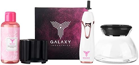 Makeup Brush Spinning Cleaner Kit - FREE SHAMPOO BOTTLE, Spin Cleaning will Deep Clean and Dry Brushes in seconds! 8 Rubber Collars for All Sizes, Spinner Kills Bacteria, Prevents Breakouts! (White)