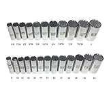 Craftsman Laser Etched Easy Read 24 Piece SAE & Metric 3/8