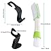SENHAI 8 Pack Car Vehicle Seat Headrest Hook Hanger, Strong Durable Organizer Storage Holder for Grocery Bag Purse Handbag Water Bottle, with Car Air Conditioner Brush - Black