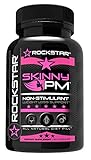 Rockstar Skinny PM Diet Pill for Women, Thermogenic Hyper-Metabolizer, Nighttime Non-Stimulant Weight Loss Pills for Women, 60 Veggie Caps