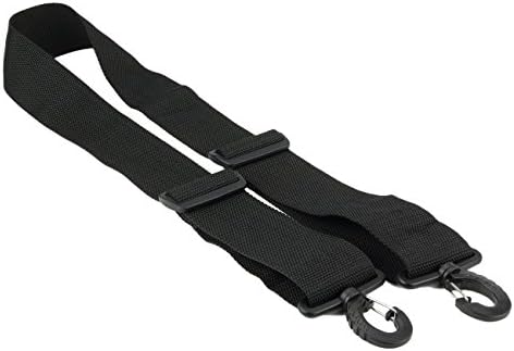 Made in USA 2W x 60L Black Poly Web Replacement Shoulder Luggage Travel Bag Strap