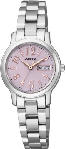 [シチズン]CITIZEN 腕時計 wicca ウィッカ ソーラーテック デイ&デイトモデル シンプルアジャスト KH3-410-91 レディース