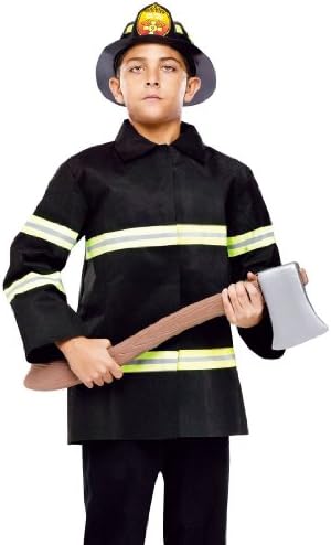 Casco De Bombero Para Niños Con Gafas De Seguridad – Talla Única, PVC Resistente, Ideal Para Disfraces, Cosplay Y Juegos De Rol