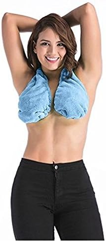 Ta-Ta Towel (SMALL - BLUE) 2in1 Colors Women Towel Underwear,Easy to Breastfeeding,Women Towel Underwear (Small - Blue)