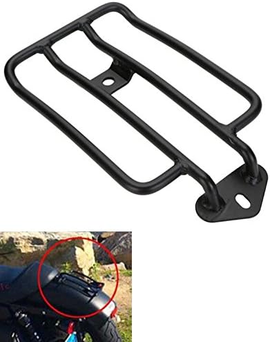 Solo Seat Luggage Rack Black For Harley Davidson Sportster XL883 1200 72 48 2004-2013 2006 2007 2011 2012