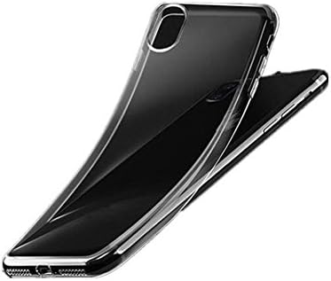 Qpika Transparent Silicone Ultra Slim Rubber Soft TPU Back Case Cover For iphone X
