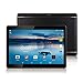 Android Tablet 10 inch Manjee Unlocked 3G Phablet Pad with 2 SIM Card Slots 4+64GB Built-in WiFi GPS FM (Black)thumb 2