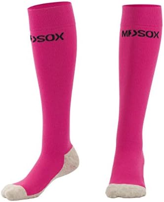 Graduated Compression Socks for Men &amp; Women | MDSOX 20-30 mmHg | (Pink , XX-Large) - Best Choice, Ideal for Everyday Use, Travel, Running, Maternity Pregnancy, Nursing, Circulation &amp; Recovery