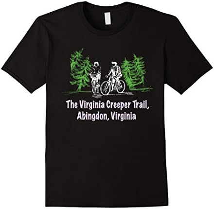 Men's The Virginia Creeper Trail, Abingdon Virginia Biking XL Black