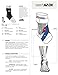 Zamst A2-DX Sports Ankle Brace with Protective Guards For High Ankle Sprains and Chronic Ankle Instability-for Basketball, Volleyball, Lacrosse, Football-Black, Left, Medium