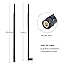 9dBi 2.4GHz 5.8GHz Dual Band WiFi Antenna 2-Pack, Omni-Directional Wireless Antenna with RP-SMA Connector for Wireless Network Router, PCI/PCIe Card, USB Adapter, IP Camera