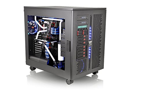 Thermaltake Core W200 Dual System Capable Extreme Water Cooling XL-ATX Fully Modular/Dismantle Stackable Tt Certified Super Tower Computer Case CA-1F5-00F1WN-00 Black