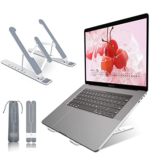 VersionTech Supporto PC Portatile e alza pc portatile, Supporto Per PS4/PC, Supporto Portatile Leggero Pieghevole con 6 Livelli Regolabili, Supporto Per MacBook/Notebook Computer Portatili