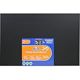 ELMERS X-Acto Chalk Foam Boards , 20*30, Black, Pack of 2 (950189)