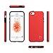 Patchworks ITG Level Case in Red Compatible for iPhone SE / 5S / 5 / 5C Case Military Grade Extreme Drop Protection Shockproof Full Protective Anti-Scratch Resistant Heavy Duty Case