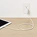 Amazon Basics Lightning to USB A Cable, Advanced Collection, MFi Certified Apple iPhone Charger, White, 3 Foot