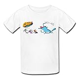 JIAYOUCT Kid's Oggy And The Cockroaches T-shirt Size XL White