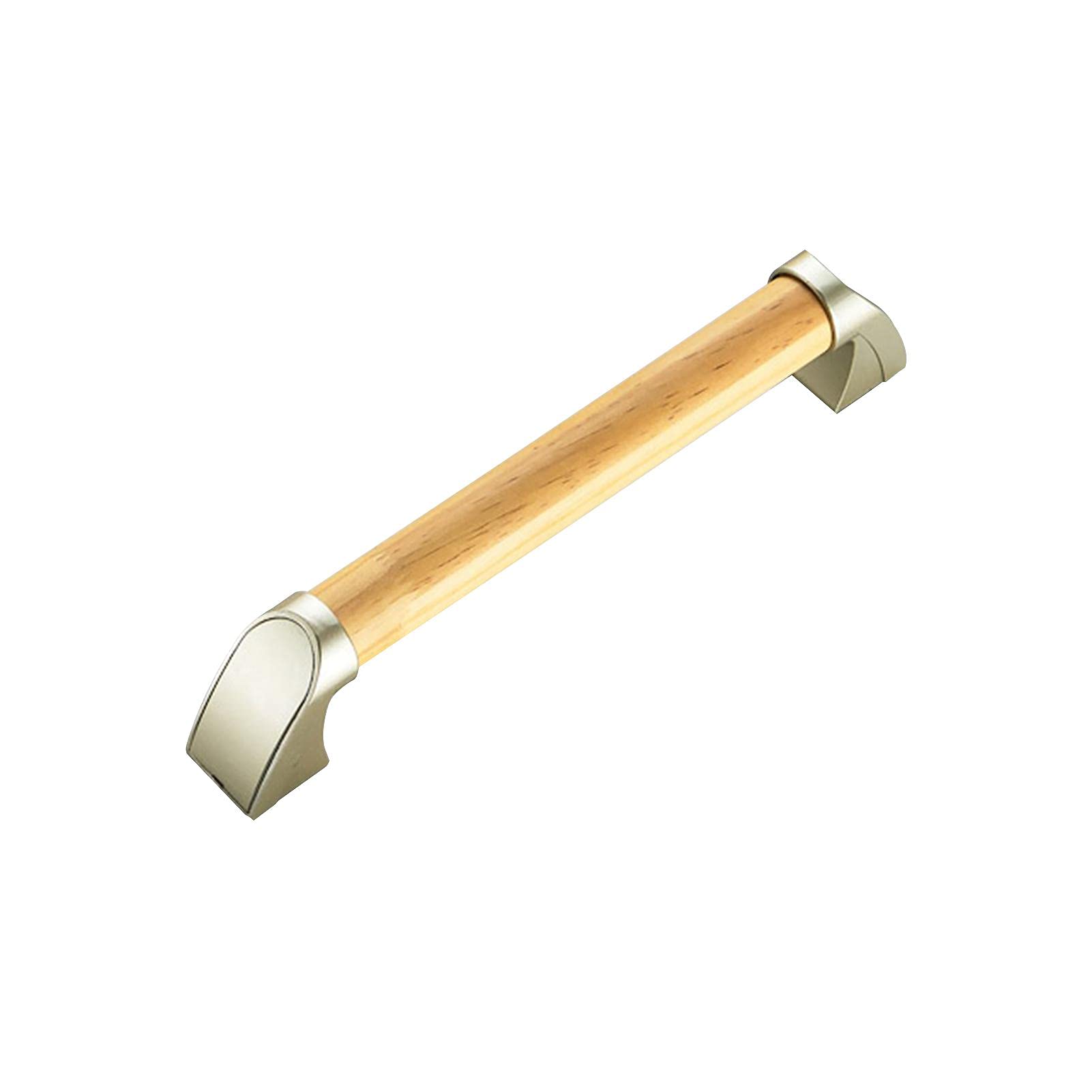 Wooden Grab Bar Safety Support Handrail Rails Stairs and Corridor Stairs Waterproof Anti-Slip for Bath and Showers for Disabled and Elderly (Size:34cm/13.39inch)