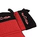 Silicone Oven Mitts Heat Resistant 500 Degrees - 2 Extra Long Silicone Oven Mitt Pot Holders - Food Safe Oven Gloves - BPA Free - Soft Inner Lining - (Red) - Frux Sili Mitts