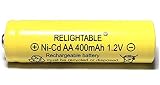 RELIGHTABLE 400mAh AA NiCd 1.2v Rechargeable Batteries Garden Solar Ni-Cd Light LED F (Pack of 20)