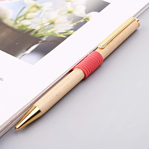 JUNESUN 3pcs Square Self-Adhesive Leather Pen Clip Pencil Elastic Loop for Notebooks Journals Clipboards Pens Holder