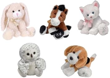 Shinning Stars 5 Pack Chat Chien Lapin Cheval Et Hibou