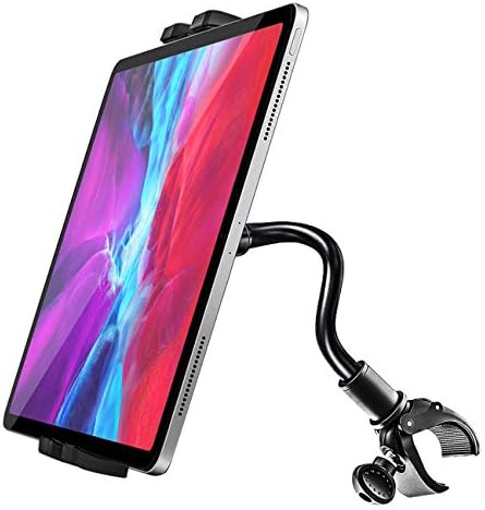 Gooseneck Spin Bike Tablet Mount, woleyi Elliptical Treadmill Tablet Holder, Indoor Stationary Exercise Bicycle Tablet Stand for iPad Pro / Air / Mini, Galaxy Tabs, More 4-11″ Cell Phones and Tablets Gooseneck Spin Bike Tablet Mount, woleyi Elliptical Treadmill Tablet Holder, Indoor Stationary Exercise Bicycle Tablet Stand for iPad Pro / Air / Mini, Galaxy Tabs, More 4-11″ Cell Phones and Tablets