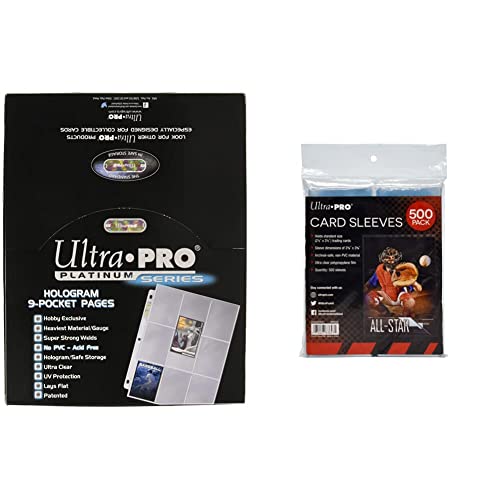 Ultra Pro 9Pocket Trading Card Pages Platinum Series (100 Pages
