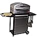 Camp Chef Patio Cart - Portable Storage Cart for Outdoor Cooking - With Side Shelves, Utensil Drawer, Propane Tank Storage & More - Top Measures 16″ x 25.5″