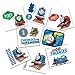 Amscan Fun Thomas The Tank Temporary Tattoo Birthday Party Favors (16 Piece), 2 x 1-3/4