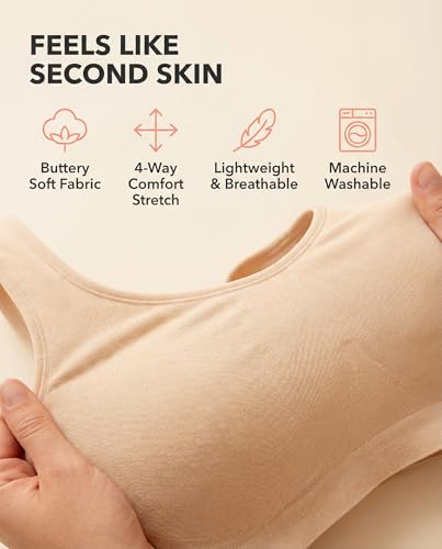 SHAPERMINT Wireless Bras for Women, Wireless Bra, Women's Bras, Bralettes for Women
