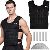 Adjustable Weighted Vest 44LB Workout Weight Vest