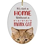 Ginger Manx Cat Christmas Ornament 2024 - Its Not A