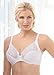 Glamorise Women's Full Figure Embroidered Wonderwire Bra #9075