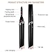 Heated Eyelash Curler, Electric Eyelash Curler, Eyelash Curler, Professional Mini Eyelash Curler USB Rechargeable, Quick Heating Long Lasting, Safe and Hassle-free, Black