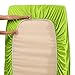 Nestl Deep Pocket Twin Sheets: 3 Piece Twin Size Bed Sheets with Fitted Sheet, Flat Sheet, Pillow Cases - Extra Soft Microfiber Bedsheet Set with Deep Pockets for Twin Sized Mattress - Garden Green