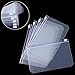 Yaomiao 30 Packs A6 Size 6 Holes Binder Pockets Plastic Binder Zipper Folders 6 Holes Zipper Loose Leaf Bags for Documents Notebooks Cards