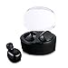 Bluetooth Headphones True Stereo Bluetooth Headset with Charging Box IPX5 Sweatproof Wireless Earbuds Bluetooth V4.2 Earphones Built-in Mic for iPhone iPad, Smartphones Tablets, Laptop