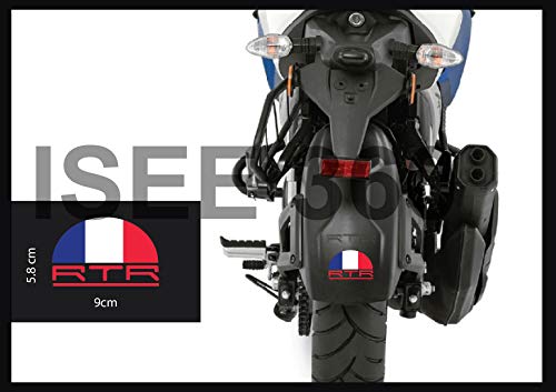 ISEE 360® Tvs Apache RTR 160 180 4v Sticker Kit and Graphics Original Exterior Accessories Vinyl Decal Bike Stickers L x H 9 x 5.8 cms