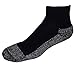 Cushees Thick Ankle Socks, 3 pairs per order, Large Black, 166-02)
