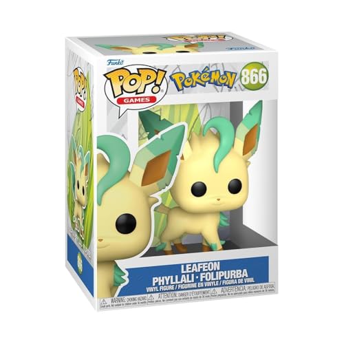 Funko POP! Games: Pokemon - Leafeon - Collectable Vinyl Figure - Gift Idea - Official Merchandise - Toys for Kids & Adults - Video Games Fans - Model Figure for Collectors and Display