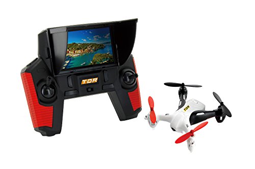 Tenergy TDR Robin 5.8G FPV with Built-in 4.3" LCD and Pop-up Sunshade 2MP 720P HD Camera and 4G MicroSD RC Drone Quadcopter RTF