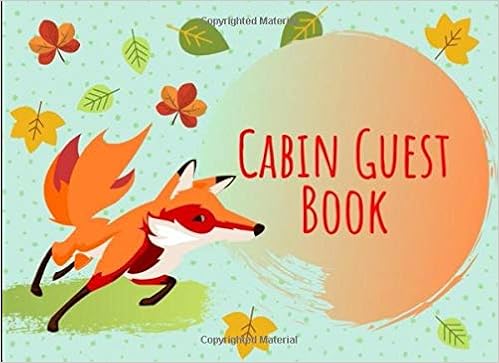 Cabin Guest Book Mountain Cabin Guest Log Notebook For Guest