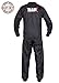RAD Heavy Duty Sweat Suit Sauna Exercise Gym Suit Fitness Weight Loss Anti-Rip (Red, 2XL)