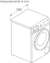 Bosch Serie 4 Freestanding Washer Dryer 8/5 kg AutoDry EcoSilence 1400rpm view 11