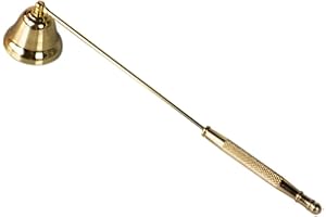 Tim&Lin Gold Candle Snuffer Accessory - Stainless Steel Polished Candle Extinguisher Snuffer Accessory with Long Handle - for Putting Out Extinguish Candle Wicks Flame