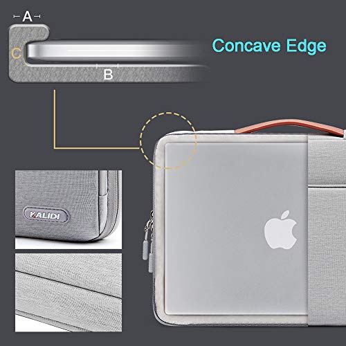 KALIDI Shoulder Bag, 17.3" Laptop Bag for MacBook Dell Thinkpad Tablet Notebook Shockproof