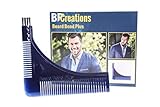 Beard Bend Plus Comb & Shaper, Trim Beard & Achieve Perfect Lines, Multipurpose Hairline Guide for Easy Grooming & Styling ~ Use for Mustaches, Sideburns, Goatees & More, Great Gift for Men